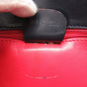 美品 グッチ レディロック レザー ネイビー ゴールド金具 001 46 1504 ショルダーバッグ バッグ 紺 0026 【中古】 GUCCI