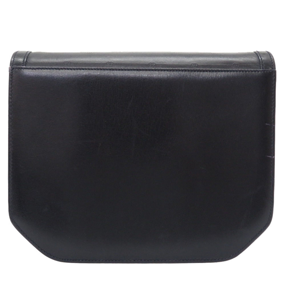 美品 グッチ ヴィンテージ GG柄 レザー ホワイト ネイビー バイカラー 26 001 5692 ショルダーバッグ バッグ 白 紺 0028 【中古】 GUCCI