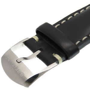 新品同様 ブライトリング プレミエ B01 クロノグラフ ノートン AB0118A21B1X2 自動巻き 腕時計 SS/レザー ブラック 黒文字盤 0085【中古】BREITLING メンズ