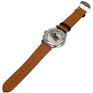 新品同様 ブライトリング プレミエ B01 クロノグラフ ノートン AB0118A21B1X2 自動巻き 腕時計 SS/レザー ブラック 黒文字盤 0085【中古】BREITLING メンズ