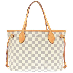 ルイ ヴィトン ダミエ ネヴァーフルPM アズール N51110 トートバッグ バッグ LV 0093 【中古】 LOUIS VUITTON