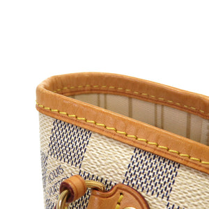 ルイ ヴィトン ダミエ ネヴァーフルPM アズール N51110 トートバッグ バッグ LV 0093 【中古】 LOUIS VUITTON