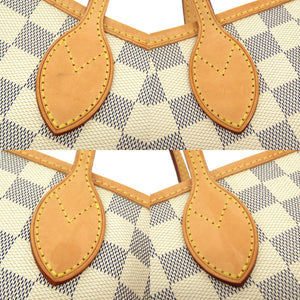 ルイ ヴィトン ダミエ ネヴァーフルPM アズール N51110 トートバッグ バッグ LV 0093 【中古】 LOUIS VUITTON