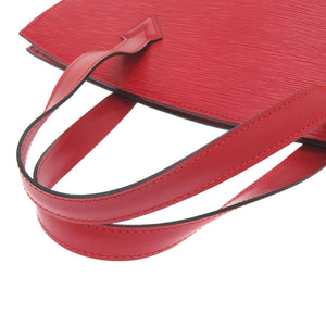 美品 ルイ ヴィトン エピ サンジャックPM M52277 カスティリアンレッド ハンドバッグ バッグ 赤 LV 0111 【中古】 LOUIS VUITTON