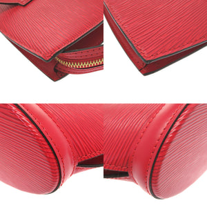 美品 ルイ ヴィトン エピ サンジャックPM M52277 カスティリアンレッド ハンドバッグ バッグ 赤 LV 0111 【中古】 LOUIS VUITTON