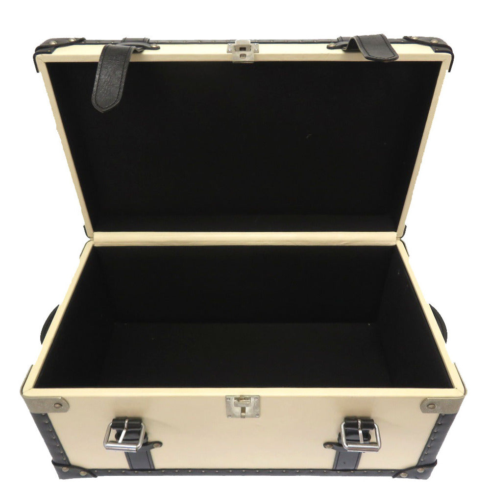 ラルフローレン ウッド ホワイト ブラック バイカラー トランク バッグ 白 黒 0119 【中古】 RALPH LAUREN メンズ