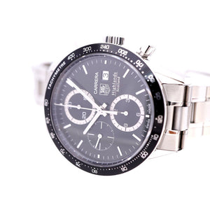 タグホイヤー カレラ 限定 ハイランド スコットランド CV2012.BA0786 自動巻き 腕時計 SS グリーン 緑文字盤 0128【中古】TAG HEUER メンズ