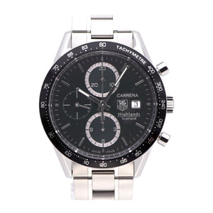 タグホイヤー カレラ 限定 ハイランド スコットランド CV2012.BA0786 自動巻き 腕時計 SS グリーン 緑文字盤 0128【中古】TAG HEUER メンズ