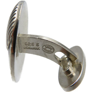 ジョージ ジェンセン シルバー925 シェル 貝殻 カフスボタン 0130【中古】GEORG JENSEN