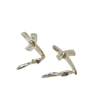 美品 ティファニー クロス キス パロマ ピカソ シルバー925 イヤリング 0132【中古】TIFFANY&Co.