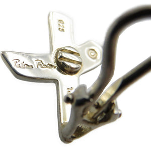 美品 ティファニー クロス キス パロマ ピカソ シルバー925 イヤリング 0132【中古】TIFFANY&Co.