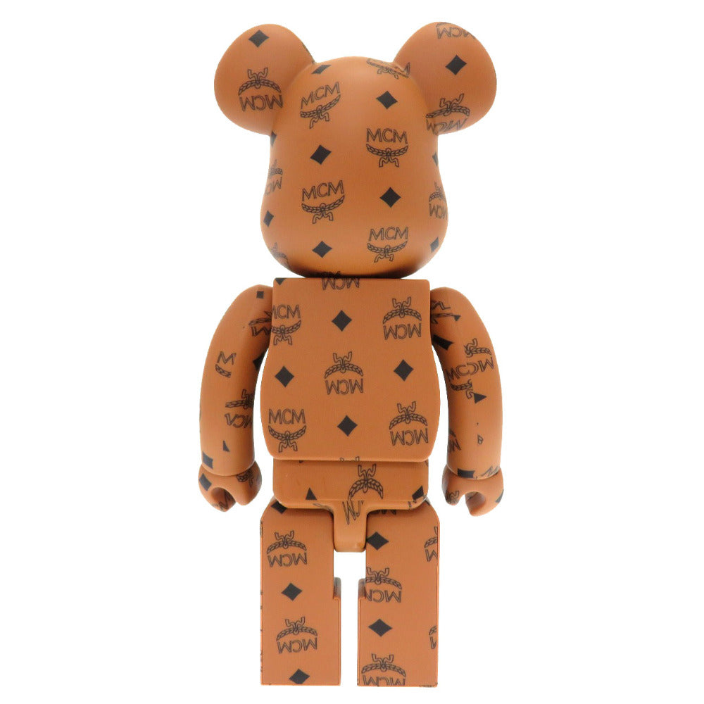 未使用 エム シー エム MCM × BE@RBRICK MEDICOM TOY ベアブリック プラスチック ブラウン クマ ベア 熊 茶 0138 【中古】 MCM