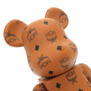 未使用 エム シー エム MCM × BE@RBRICK MEDICOM TOY ベアブリック プラスチック ブラウン クマ ベア 熊 茶 0138 【中古】 MCM