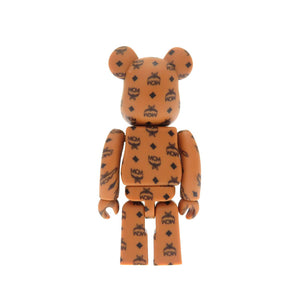 未使用 エム シー エム MCM × BE@RBRICK MEDICOM TOY ベアブリック プラスチック ブラウン クマ ベア 熊 茶 0138 【中古】 MCM