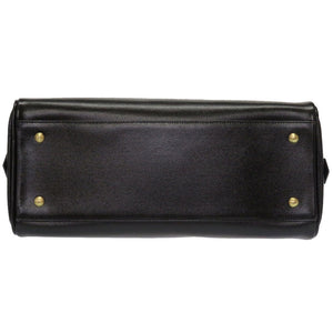 新品同様 バーバリー レザー ブラック 黒 ミニボストンバッグ ハンドバッグ 0142【中古】BURBERRY