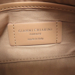 未使用 ジャンニキアリーニ BS8826 レザー ブラウン 茶 ショルダーバッグ 0145【中古】GIANNI CHIARINI