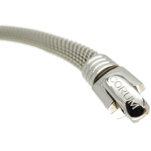 新品同様 コルム トラピーズ 101.414.20 クオーツ 腕時計 SS ピンクシェル 0148【中古】CORUM レディース