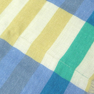 ロエベ ロゴ シルク イエロー ストール 黄色 0149 【中古】 LOEWE