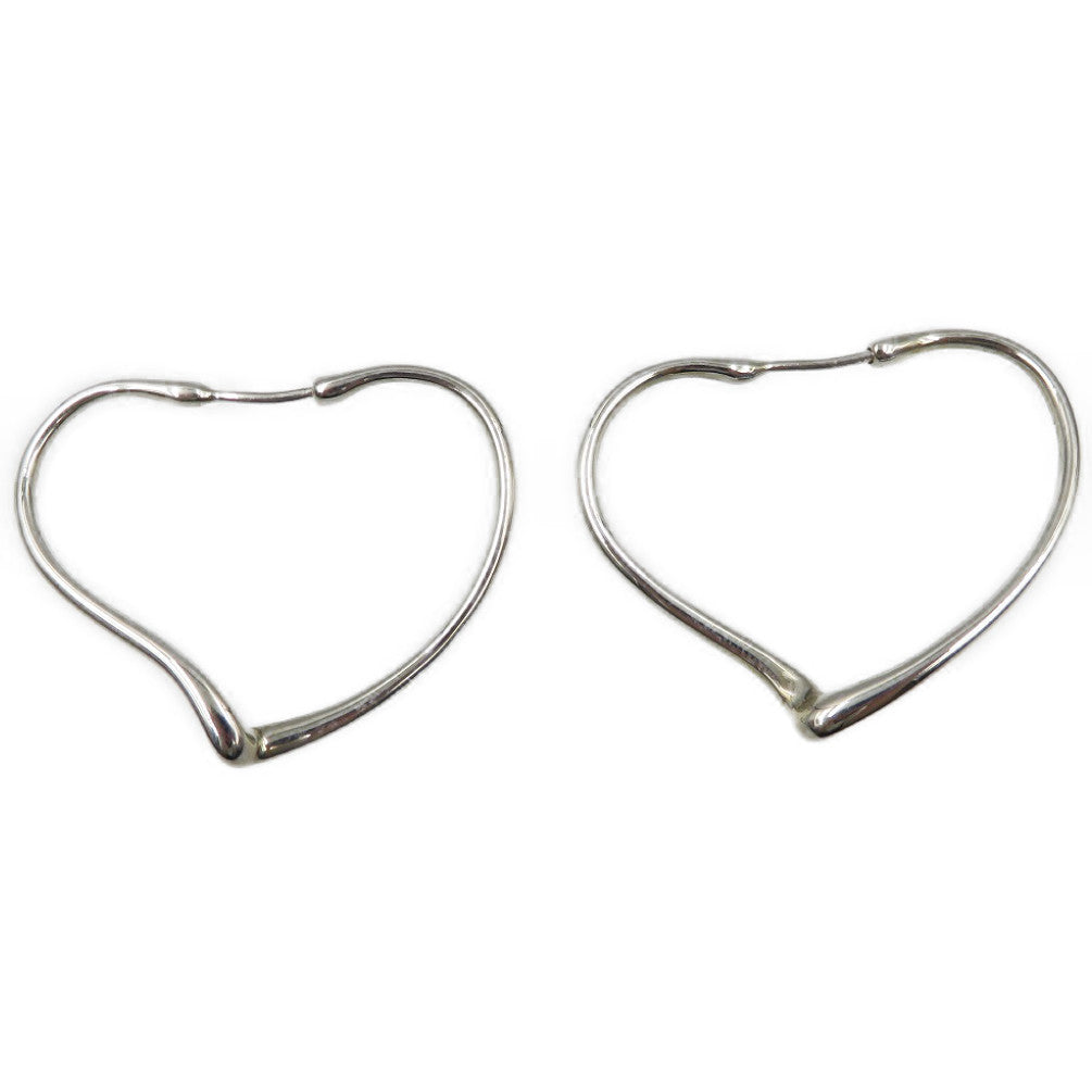 美品 ティファニー エルサ ペレッティ オープンハート シルバー925 ピアス 0152【中古】TIFFANY&Co.