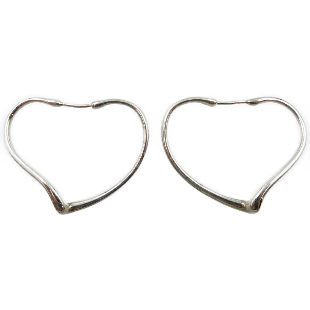 美品 ティファニー エルサ ペレッティ オープンハート シルバー925 ピアス 0152【中古】TIFFANY&Co.