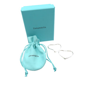 美品 ティファニー エルサ ペレッティ オープンハート シルバー925 ピアス 0152【中古】TIFFANY&Co.