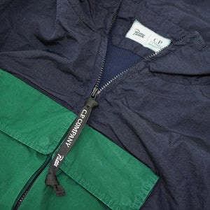 未使用 CPカンパニー × PATTA パタ トラック ナイロン ジャケット ネイビー/グリーン サイズL 紺緑 0155【中古】C.P.COMPANY メンズ