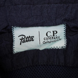 未使用 CPカンパニー × PATTA パタ トラック ナイロン ジャケット ネイビー/グリーン サイズL 紺緑 0155【中古】C.P.COMPANY メンズ