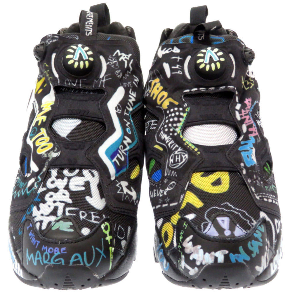 未使用 リーボック × ヴェトモン クラシック インスタポンプ フューリー スニーカー ブラック 黒 26.5cm マルチカラー 0157【中古】Reebok メンズ