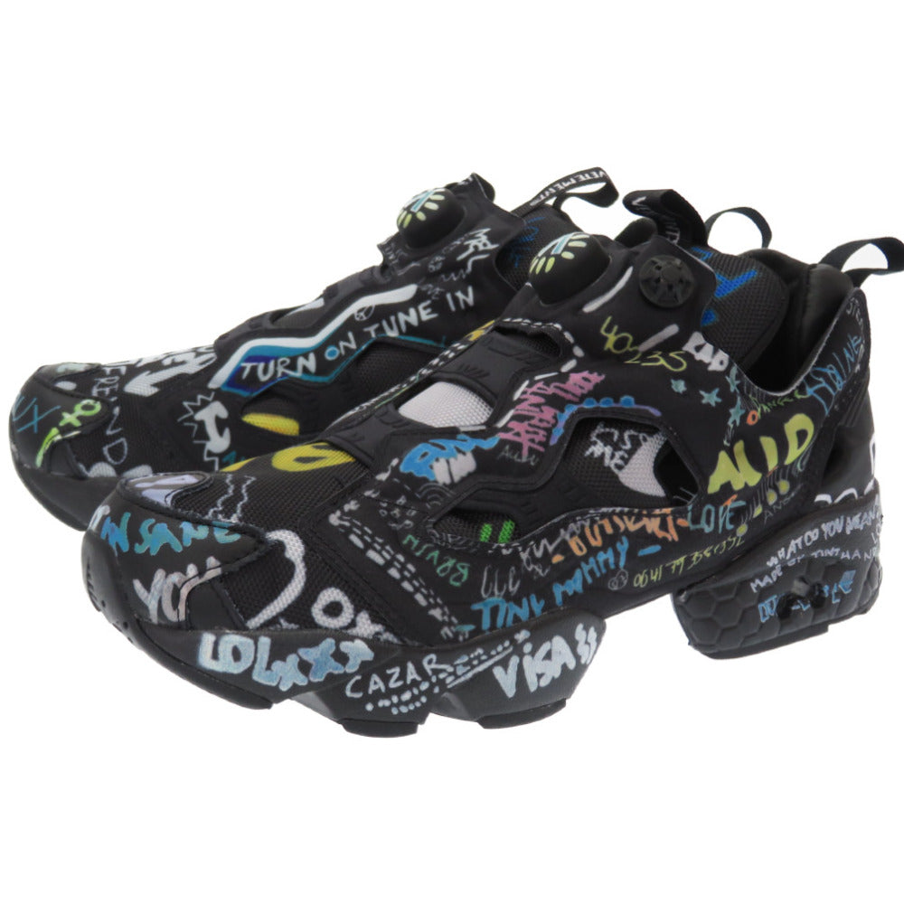 未使用 リーボック × ヴェトモン クラシック インスタポンプ フューリー スニーカー ブラック 黒 27.0cm マルチカラー 0158【中古】Reebok メンズ