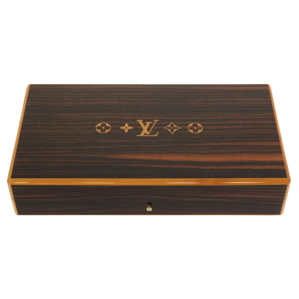 美品 ルイ ヴィトン モノグラム コフレ ドゥ ヴォワヤージュ マホガニー シガレットケース M58565 ウッド ブラウン LV 0046 【中古】 LOUIS VUITTON