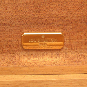 美品 ルイ ヴィトン モノグラム コフレ ドゥ ヴォワヤージュ マホガニー シガレットケース M58565 ウッド ブラウン LV 0046 【中古】 LOUIS VUITTON