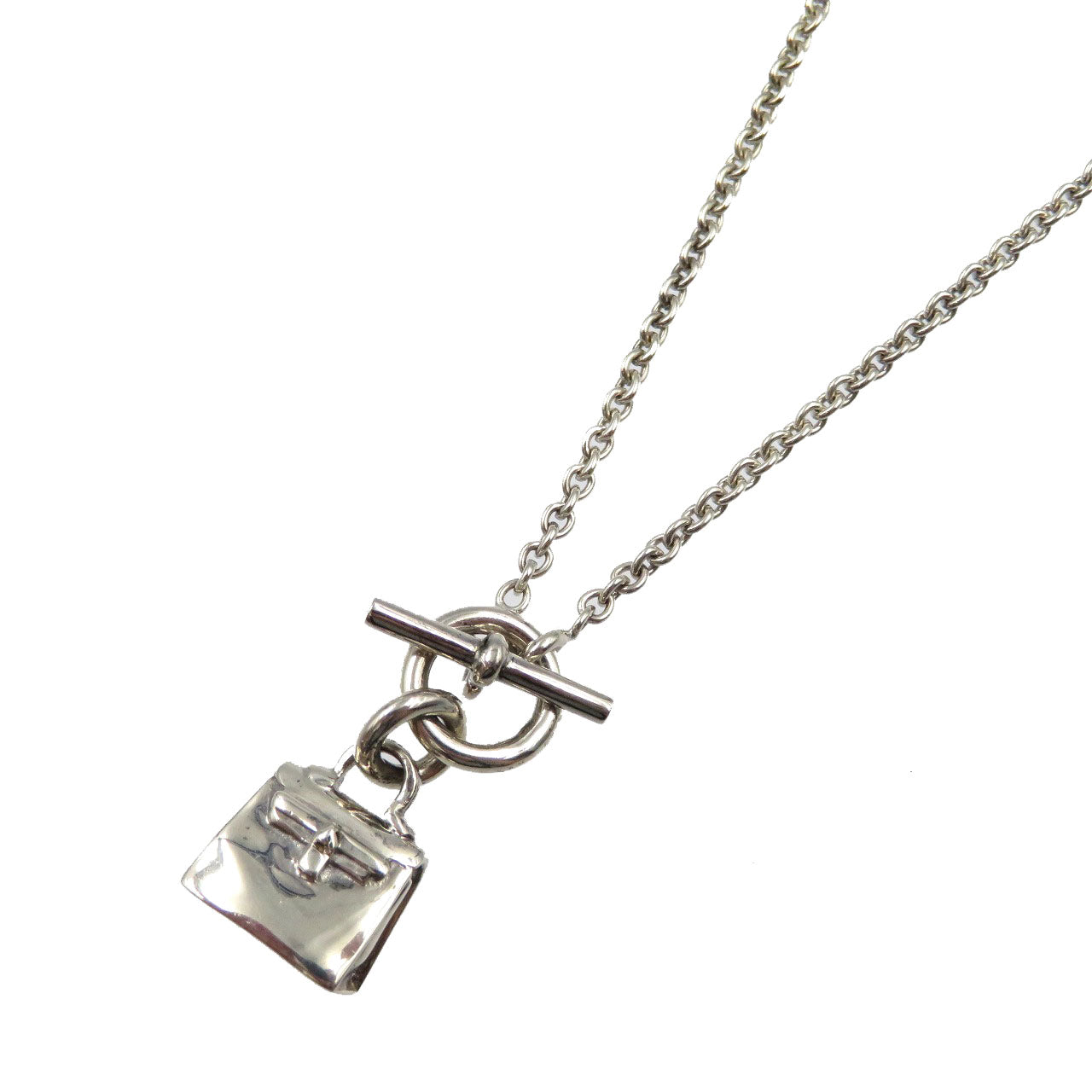エルメス アミュレット ケリー シルバー925 ネックレス アクセサリー 0059【中古】HERMES