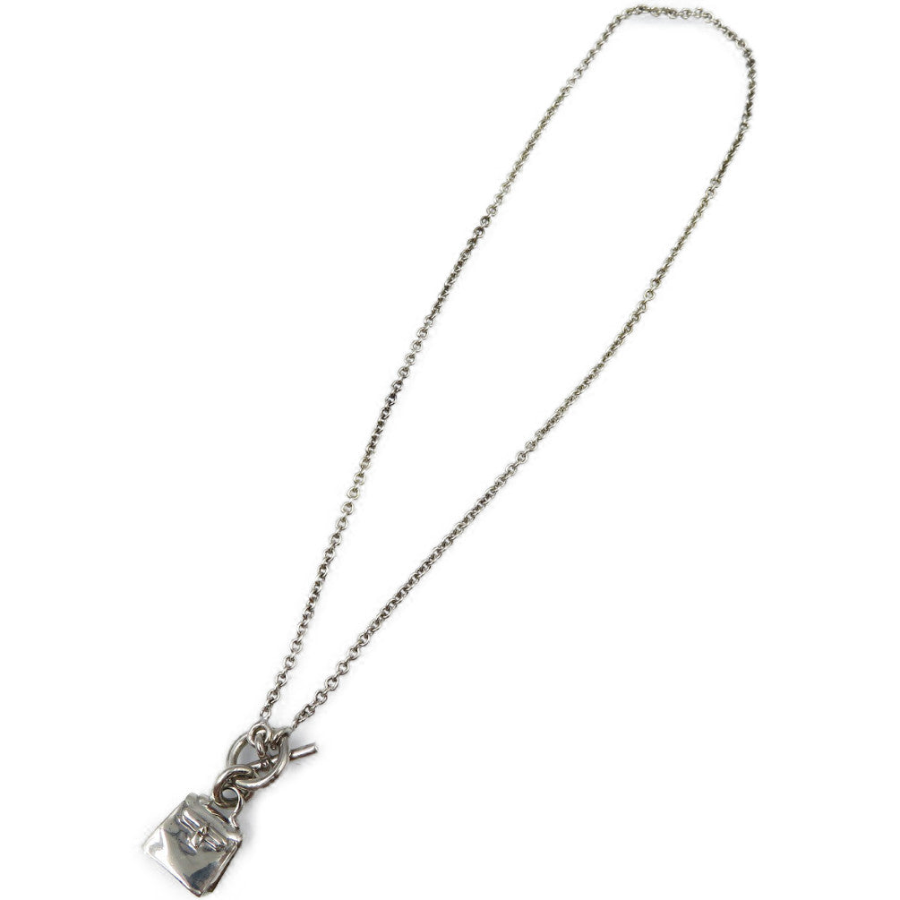 エルメス アミュレット ケリー シルバー925 ネックレス アクセサリー 0059【中古】HERMES