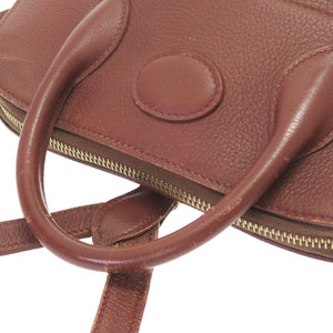 エルメス ボリードアド トリヨンクレマンス ブラウン ゴールド金具 □A刻印 リュックサック バッグ 茶 0065 【中古】 HERMES