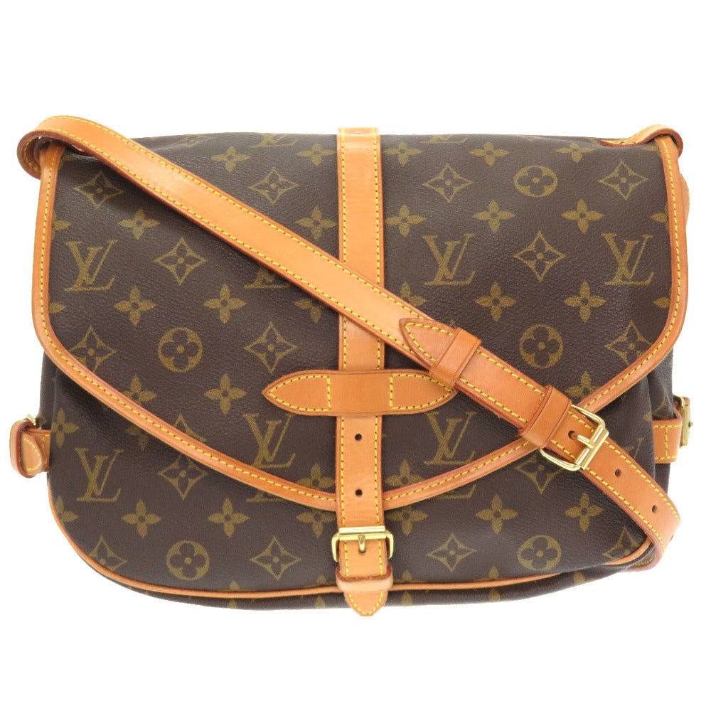 美品 ルイ ヴィトン モノグラム ソミュール30 M42256 ショルダーバッグ バッグ LV 0088 【中古】 LOUIS VUITTON