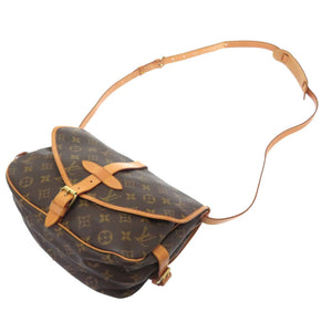 美品 ルイ ヴィトン モノグラム ソミュール30 M42256 ショルダーバッグ バッグ LV 0088 【中古】 LOUIS VUITTON
