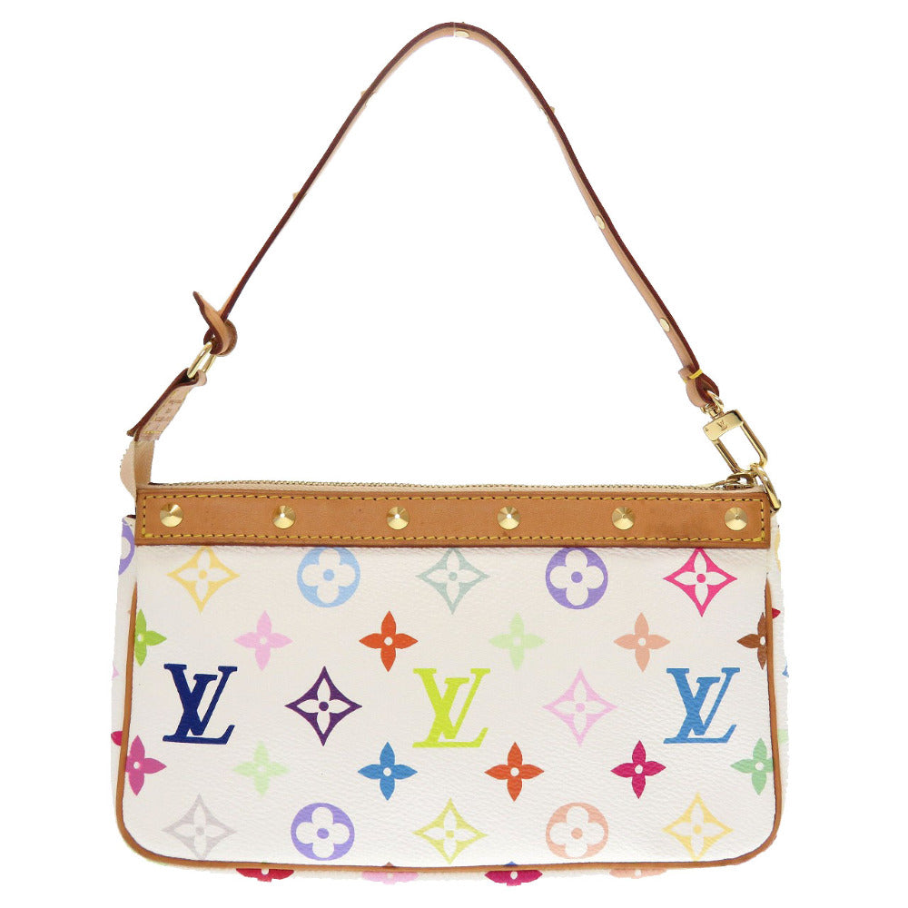 美品 ルイ ヴィトン モノグラム マルチカラー ポシェット アクセソワール ブロン M92649 アクセサリーポーチ ハンドバッグ ポーチ LV 0109 【中古】 LOUIS VUITTON