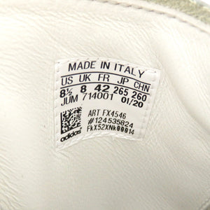 未使用 プラダ × アディダス スーパースター JPサイズ26.5cm USサイズ8 1/2 シルバー パテントレザー スニーカー 靴 0110 【中古】 PRADA × adidas