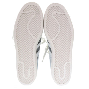 未使用 プラダ × アディダス スーパースター JPサイズ26.5cm USサイズ8 1/2 シルバー パテントレザー スニーカー 靴 0110 【中古】 PRADA × adidas