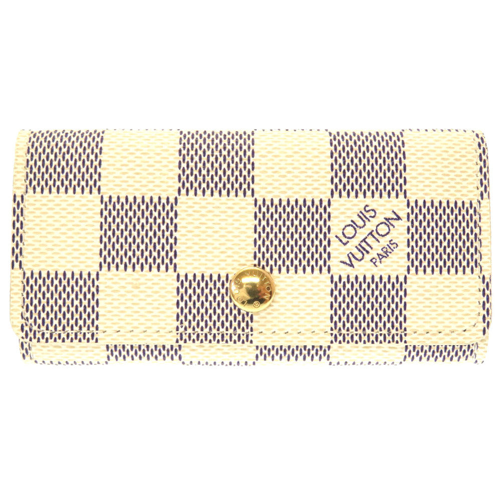 新品同様 ルイ ヴィトン ダミエ アズール ミュルティクレ4 N60386 4連 キーケース LV 0111 【中古】 LOUIS VUITTON