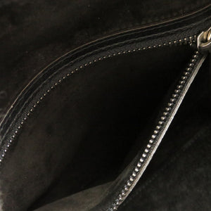 美品 セリーヌ ラゲージ マイクロショッパー ブラック レザー 19年製 ハンドバッグ バッグ 黒 0114 【中古】 CELINE