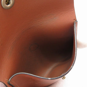 アクネ ストゥディオズ コンパクトウォレット レザー ブラウン 茶 3つ折り財布 財布 0124【中古】Acne Studios