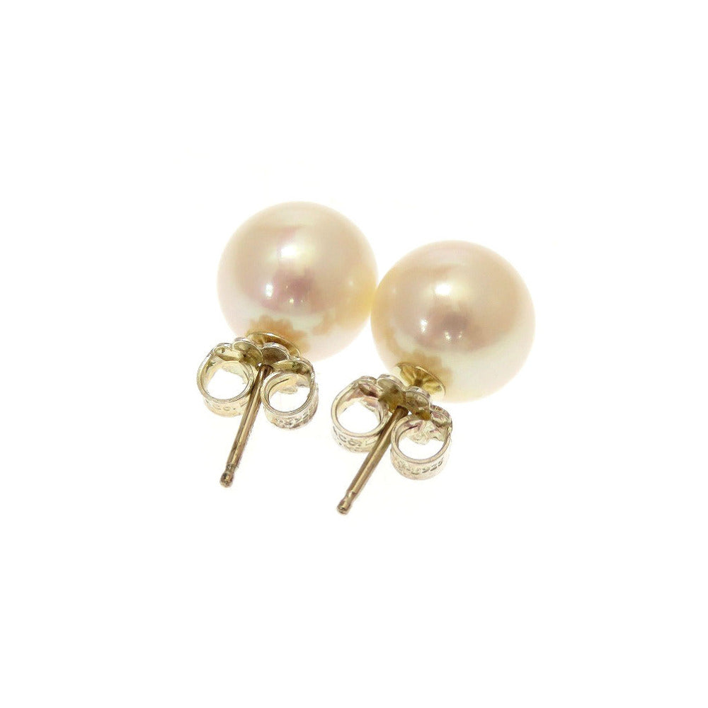 新品同様 ティファニー シルバー925 パール シルバー ホワイト ピアス 0133【中古】TIFFANY＆CO.
