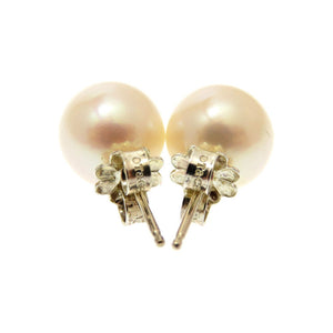 新品同様 ティファニー シルバー925 パール シルバー ホワイト ピアス 0133【中古】TIFFANY＆CO.
