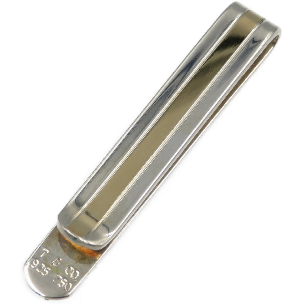 美品 ティファニー タイバー シルバー925 K18イエローゴールド タイピン 0135【中古】TIFFANY&Co.