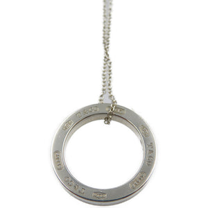 ティファニー 1837 サークルペンダント シルバー925 ミディアム ネックレス 0136【中古】TIFFANY&Co.