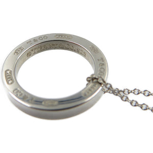 ティファニー 1837 サークルペンダント シルバー925 ミディアム ネックレス 0136【中古】TIFFANY&Co.