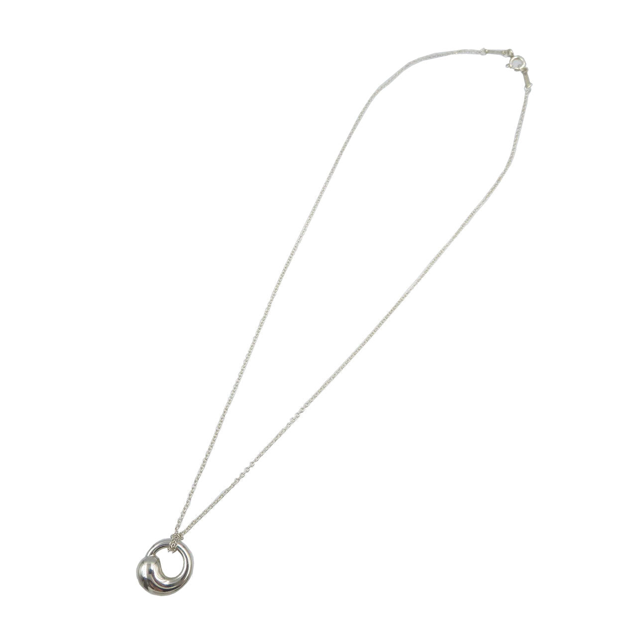 ティファニー エターナル サークル エルサ ペレッティ シルバー925 ネックレス 0137【中古】TIFFANY&Co.