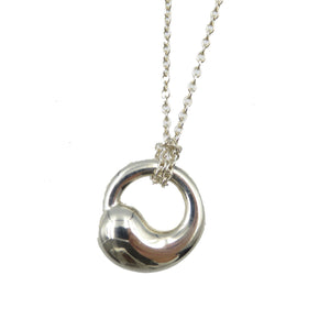 ティファニー エターナル サークル エルサ ペレッティ シルバー925 ネックレス 0137【中古】TIFFANY&Co.