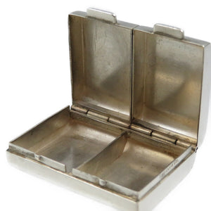 ティファニー スターリングシルバー ダブル スクエア ピルケース 小物入れ 0139【中古】TIFFANY&Co.